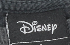 Disney Girls Black Mickey Mouse T-Shirt 5-6 Years