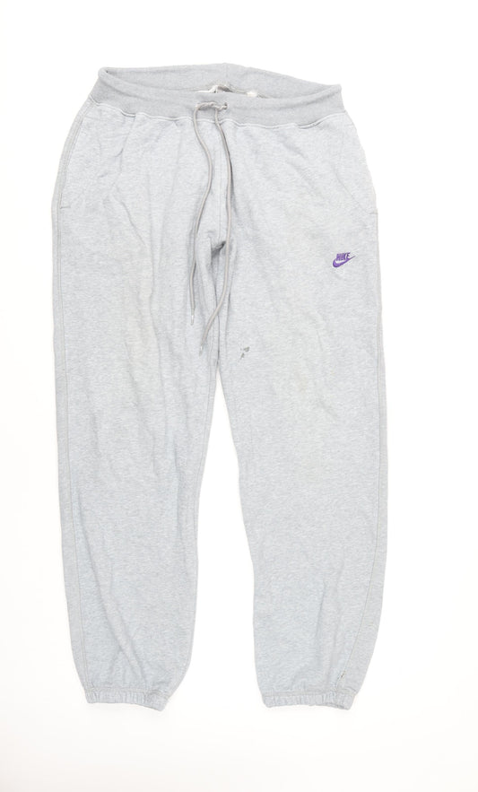 Nike Men's Grey Sweatpants L Casual Sports Wear