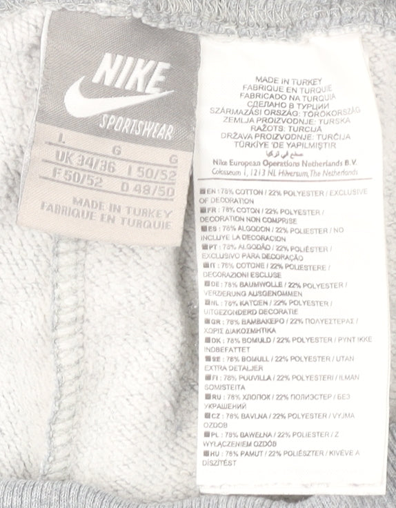 Nike Men's Grey Sweatpants L Casual Sports Wear