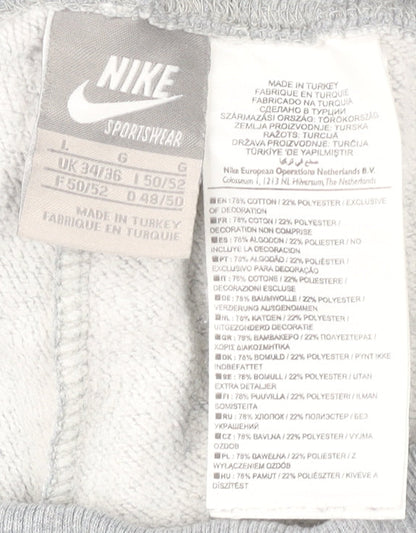 Nike Men's Grey Sweatpants L Casual Sports Wear