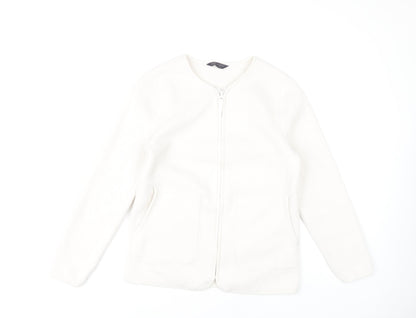 Womens UK Size XS Marks and Spencer Ivory Basic Jacket