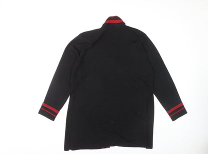 Country Casuals Women's Black Open Front Cardigan Size L