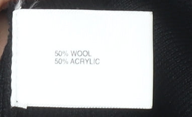 Country Casuals Women's Black Open Front Cardigan Size L