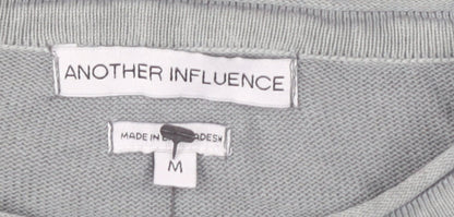 Another Influence Unisex Grey Cotton Pullover Jumper M