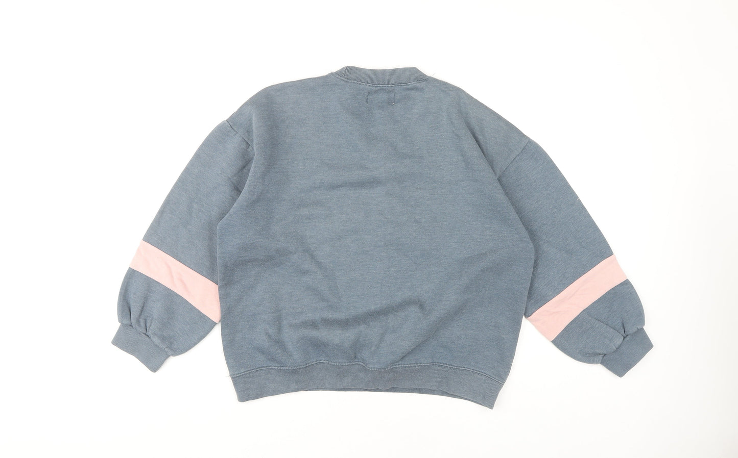 Womens UK Size XS Pull&Bear Blue Pullover Sweatshirt