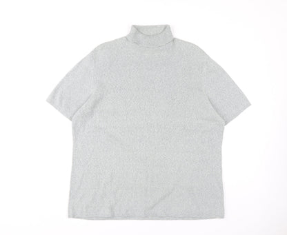 Womens UK Size 22 Ann Harvey Grey Jersey T-Shirt