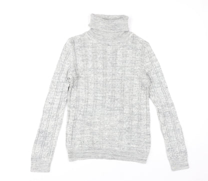Womens UK Size XS H&M Grey Pullover Jumper