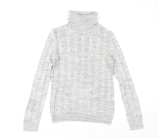 Womens UK Size XS H&M Grey Pullover Jumper