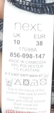 Next Women's Black Polka Dot Jumpsuit Size 10