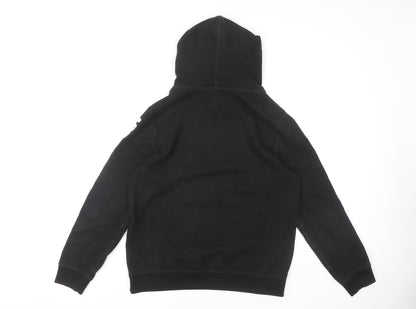 Abercrombie & Fitch Men's Black Logo Hoodie S Pullover