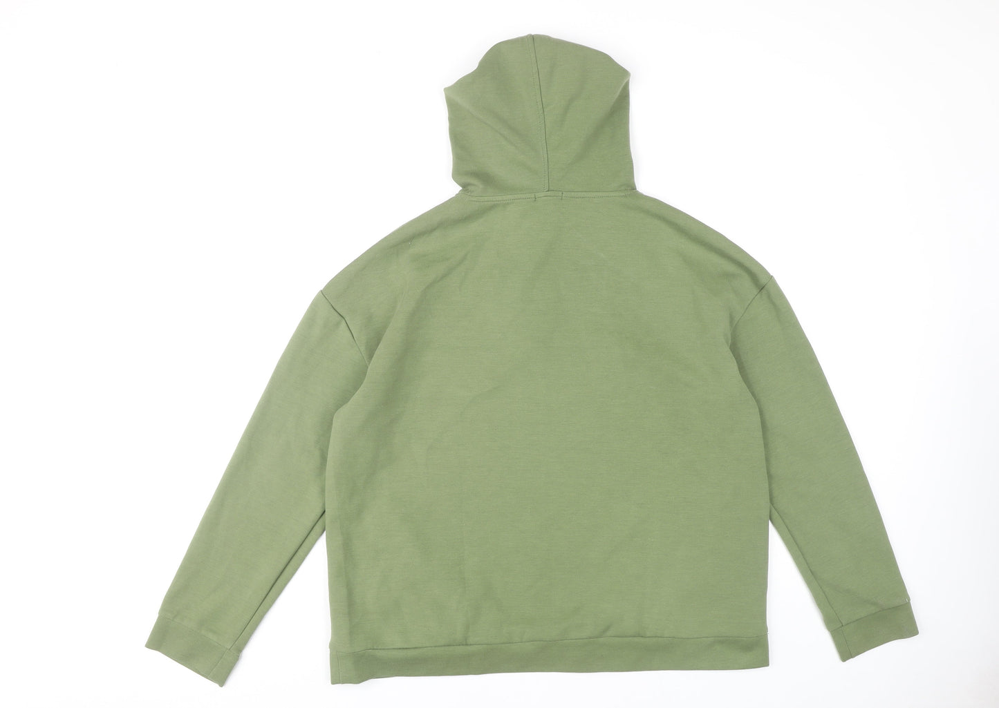 Stradivarius Women's Green L Pullover Hoodie