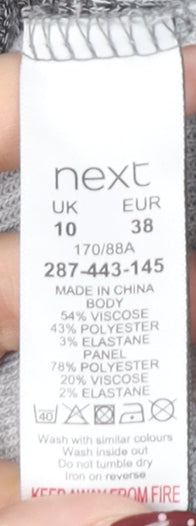 Womens UK Size 10 NEXT Grey Pullover Jumper
