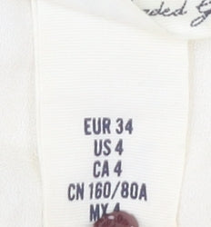 Womens UK Size 6 H&M Ivory  Blouse