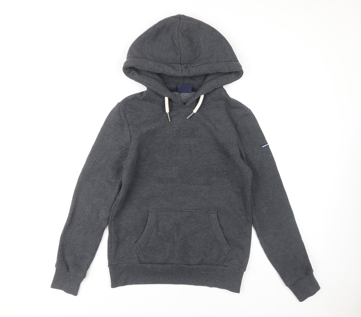 Superdry Women’s Grey Hoodie Size 8 Casual Comfy