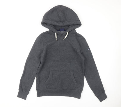 Superdry Women’s Grey Hoodie Size 8 Casual Comfy