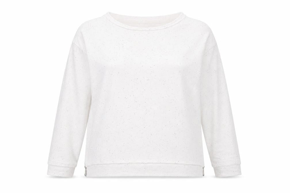 Womens UK Size 8 Regatta White Full Zip Sweatshirt