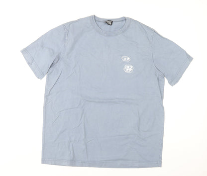Mens UK Size M Diesel Blue  T-Shirt