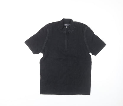 Unisex Adults UK Size XL Mexx Black Jersey T-Shirt