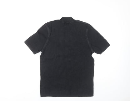 Unisex Adults UK Size XL Mexx Black Jersey T-Shirt