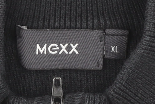 Unisex Adults UK Size XL Mexx Black Jersey T-Shirt