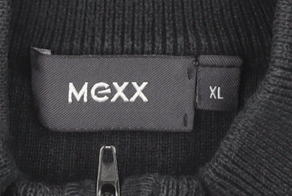 Unisex Adults UK Size XL Mexx Black Jersey T-Shirt