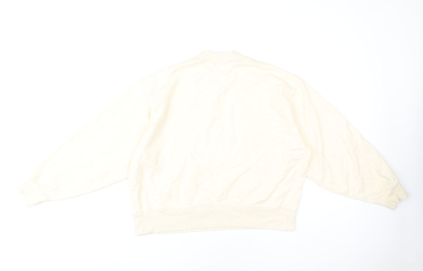 Uniqlo Unisex Ivory Pullover Sweatshirt M Casual