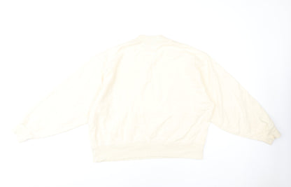 Uniqlo Unisex Ivory Pullover Sweatshirt M Casual