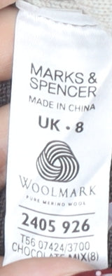 Womens UK Size 8 Marks and Spencer Multicoloured Pullover Jumper