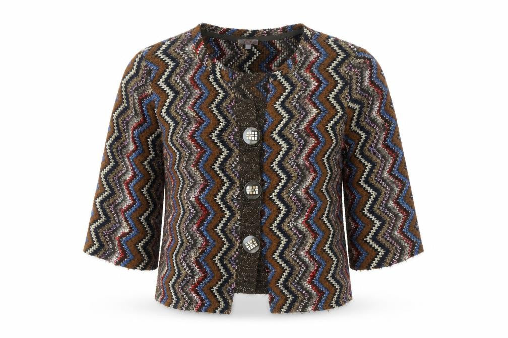Womens UK Size L Marks and Spencer Multicoloured Cardigan Jumper