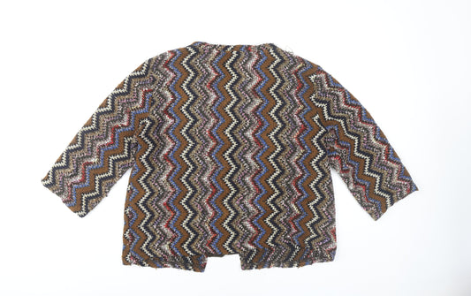 Womens UK Size L Marks and Spencer Multicoloured Cardigan Jumper