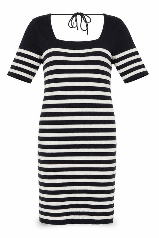 Next Women's Sheath Dress, Black/White, Size 14, Striped