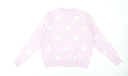 Womens UK Size S New Look Pink Pullover Jumper