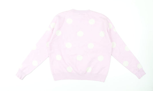 Womens UK Size S New Look Pink Pullover Jumper