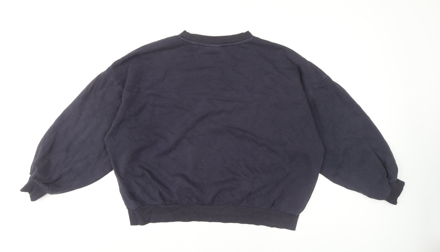 H&M Unisex Blue M Yale Logo Pullover Sweatshirt