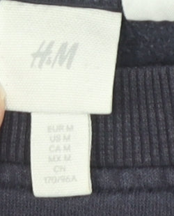 H&M Unisex Blue M Yale Logo Pullover Sweatshirt