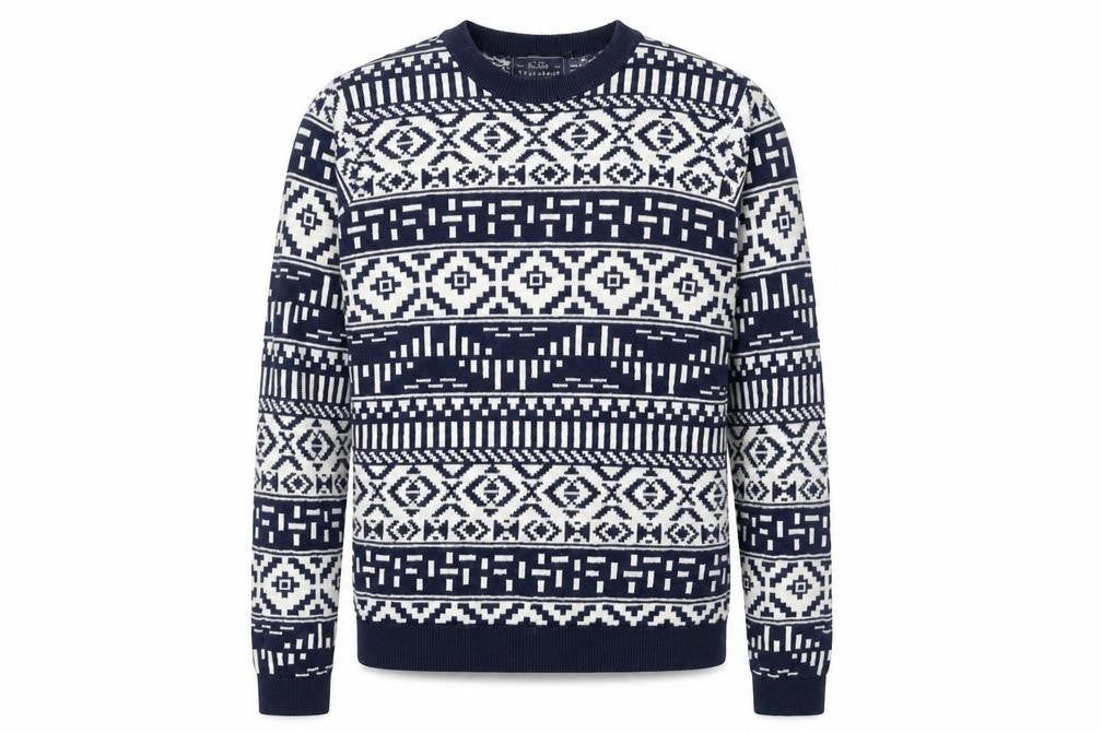 Mens UK Size S Topman Blue Pullover Jumper