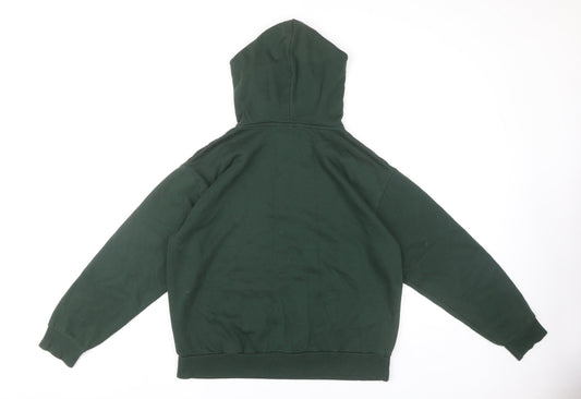 Womens UK Size S Disney Green Pullover Hoodie