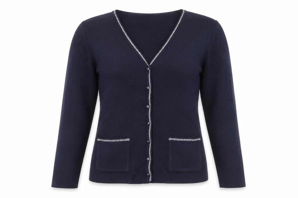 Womens UK Size 12 BHS Blue Cardigan Jumper