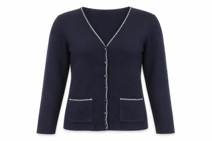 Womens UK Size 12 BHS Blue Cardigan Jumper