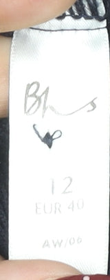 BHS Women's Blue Cardigan Size 12 V-Neck Knit