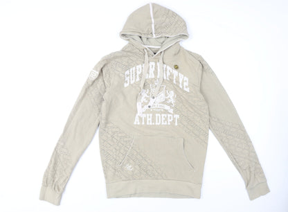 Pride and Soul Men's Beige Pullover Hoodie Size S