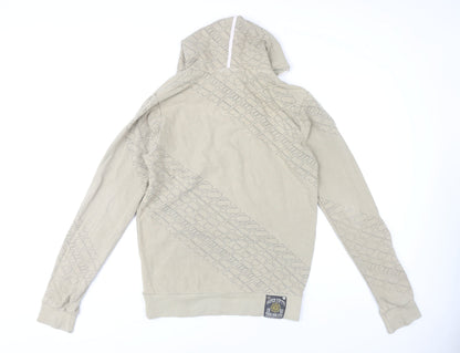 Pride and Soul Men's Beige Pullover Hoodie Size S