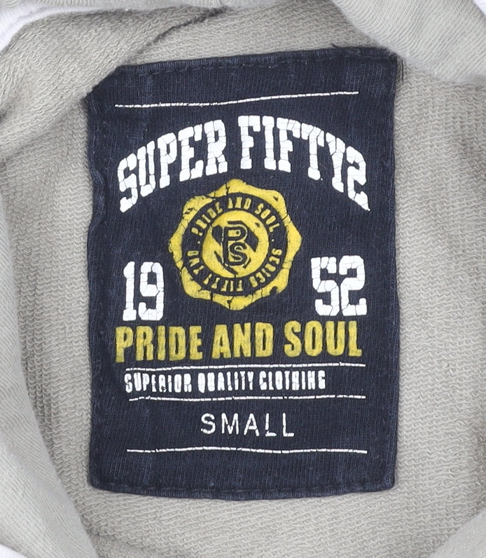 Pride and Soul Men's Beige Pullover Hoodie Size S