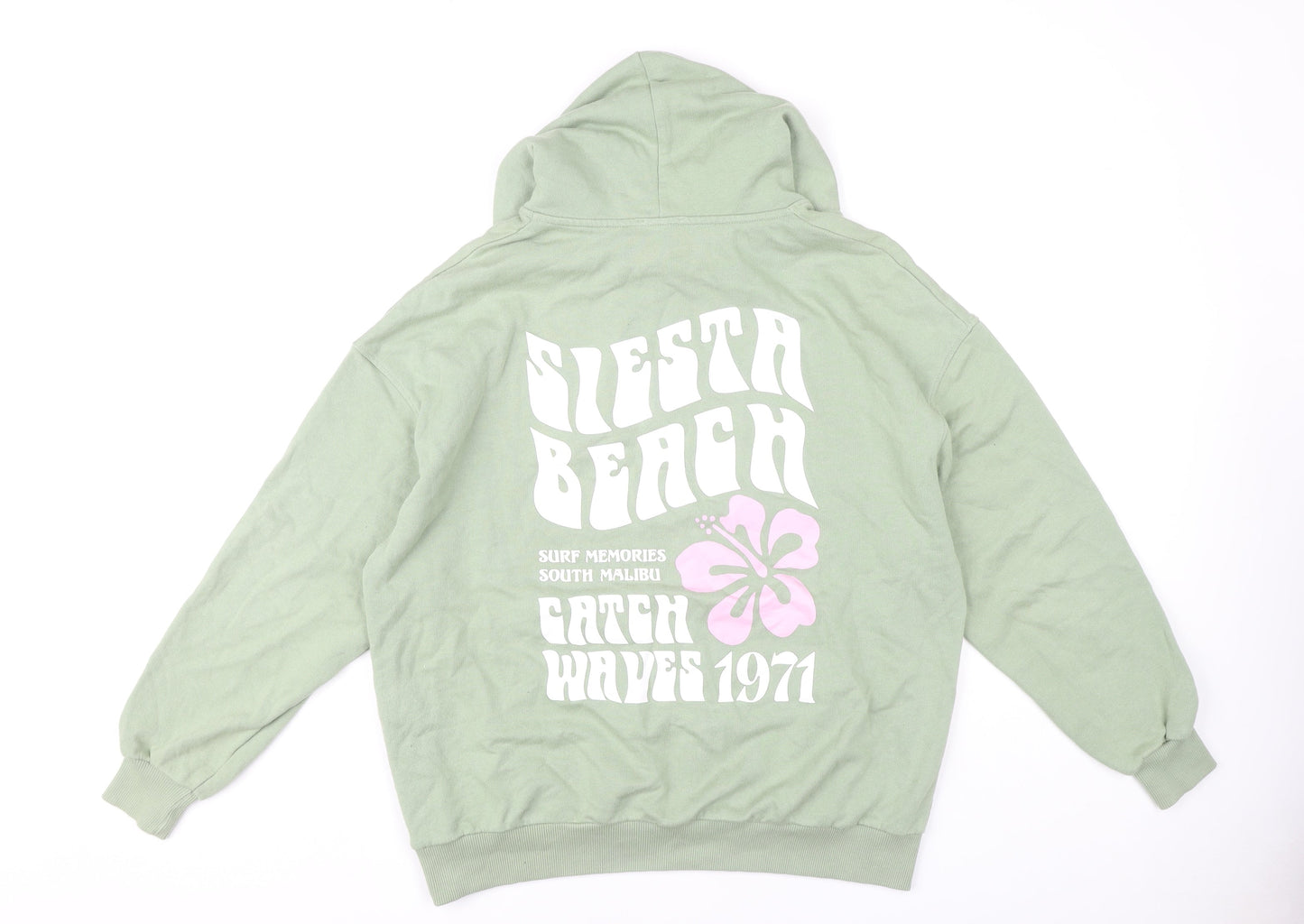 Pacific Republic Green Teen Pullover Hoodie XS