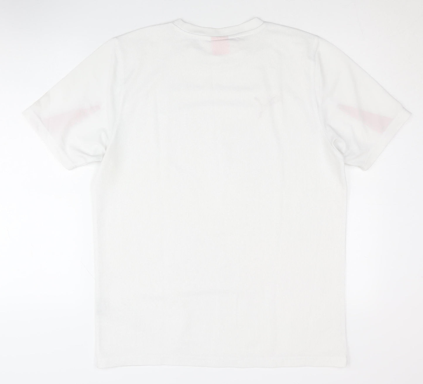 Puma Men's White T-Shirt, L, Basic Activewear