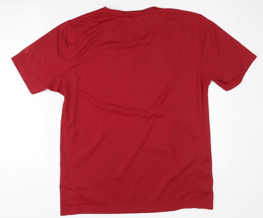 McKinley Men's Red L T-Shirt for Hiking
