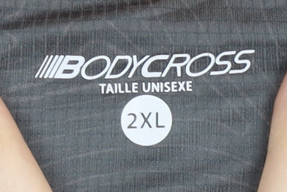 Bodycross 100 Meilin Berlin Unisex Grey Graphic T-Shirt 2XL, Sports Style