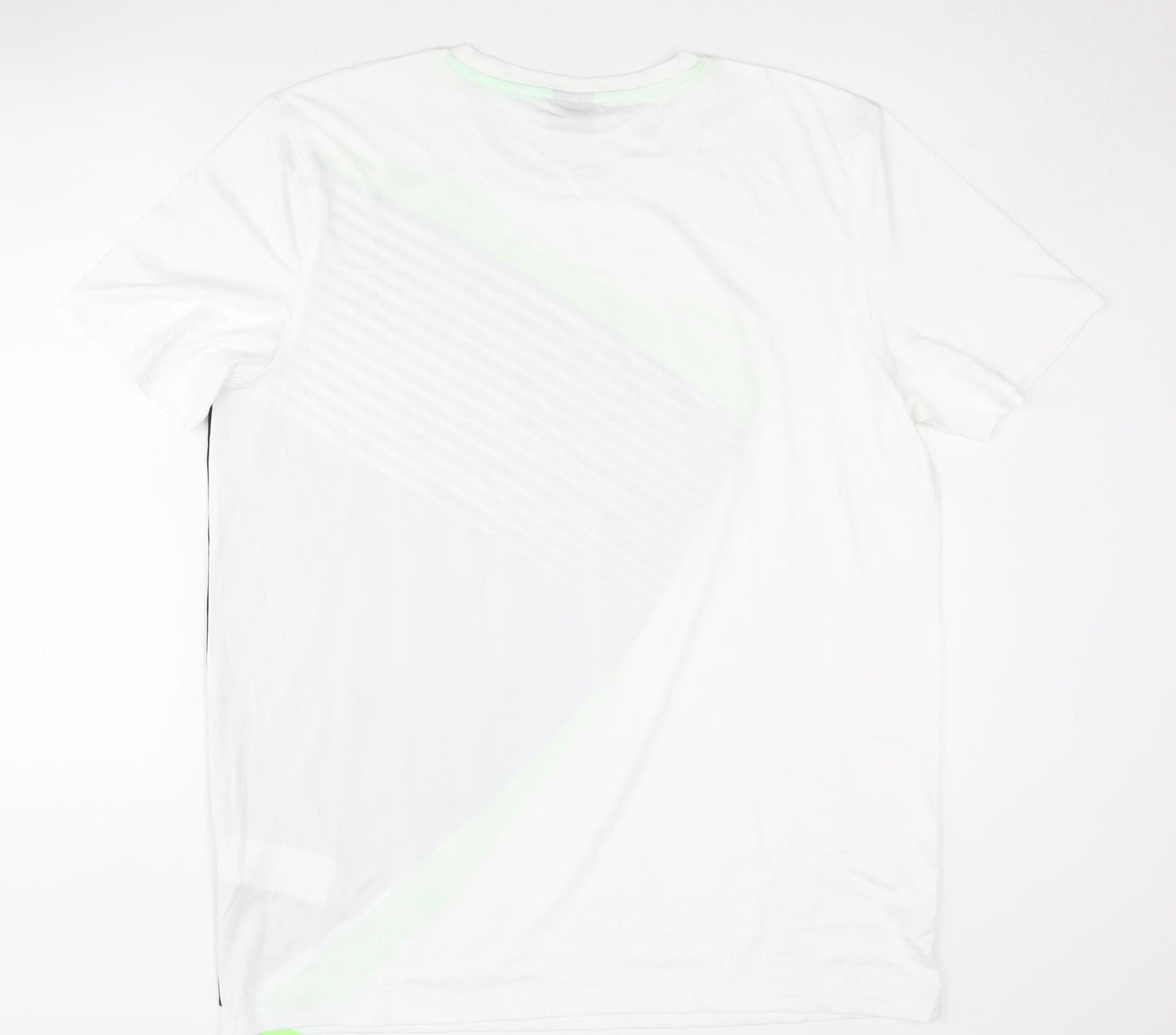 Sports Men's White XL T-Shirt Gym Training