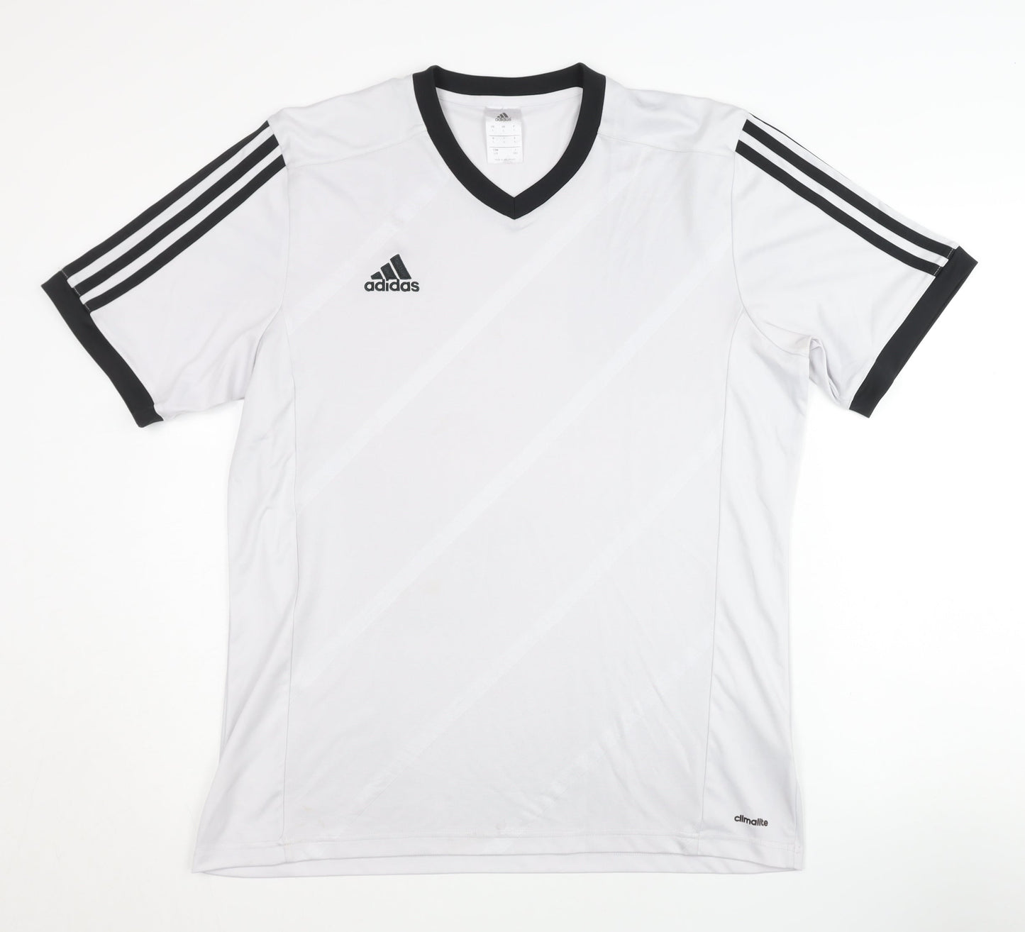 Adidas Men's White L Activewear Jersey T-Shirt