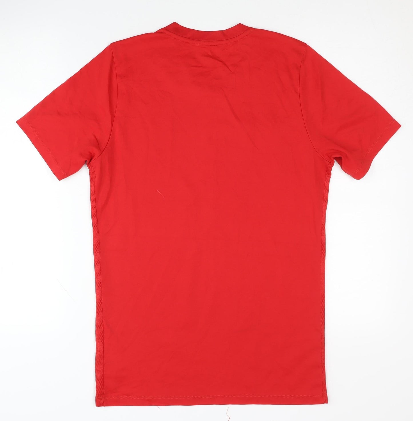 Nike Men's Red Dri-Fit Gym T-Shirt S